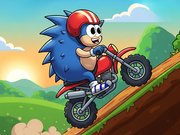 Blue Hedgehog Hill Dash Ride Game Online
