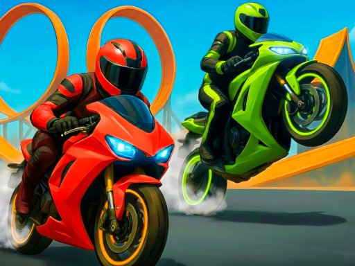Crazy Bike Stunts Game Image Crazy Bike Stunts Game