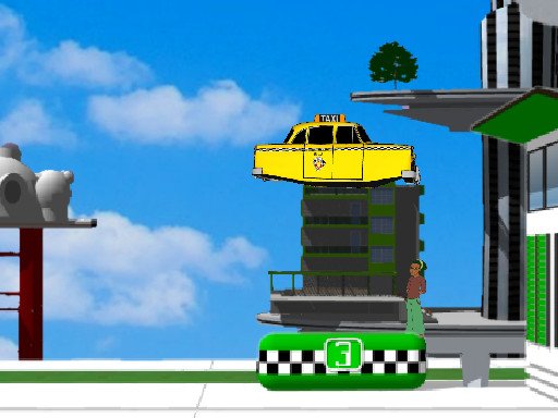 Future Space Hover Taxi Game Image Future Space Hover Taxi Game