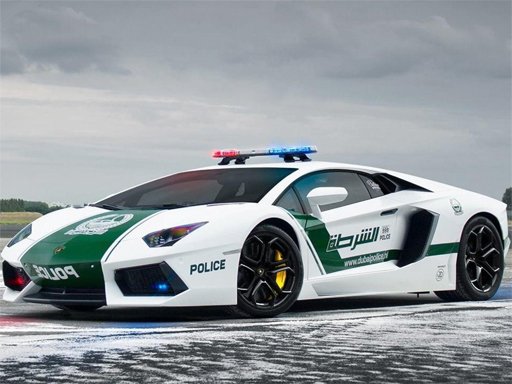 Police Cars Jigsaw Game